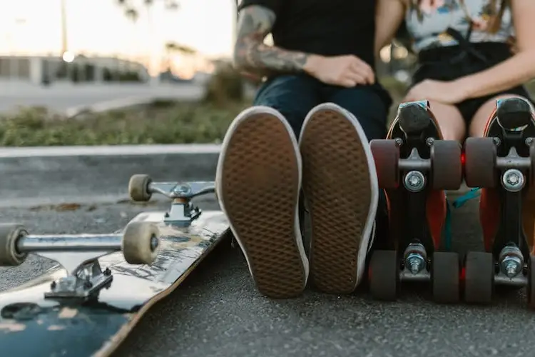 Which wheels from a skateboard will fit my roller skates?